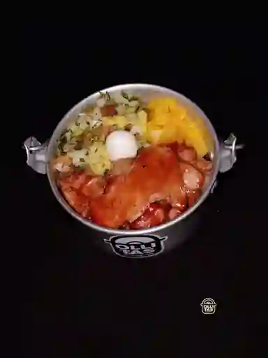 Bondiola con Papas Criollas