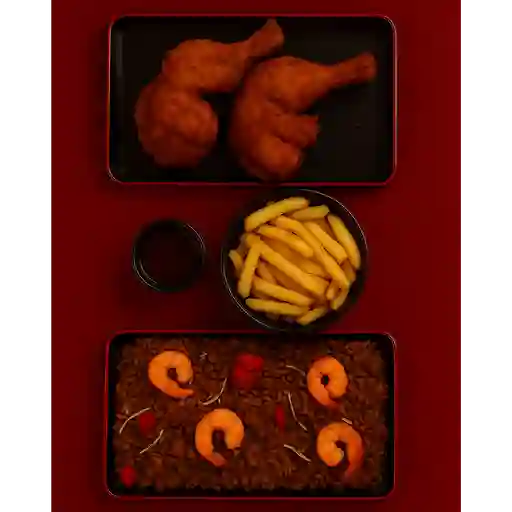 1/2 Combo especial 4 carnes