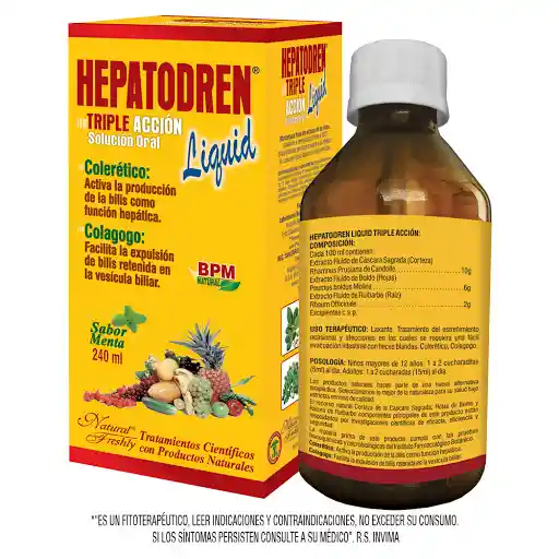 Hepatodren Jarabe * 240 Ml