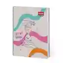 Cuaderno Tapa Dura Master Femenino Cuadriculado 100 Hojas Cosido Scribe