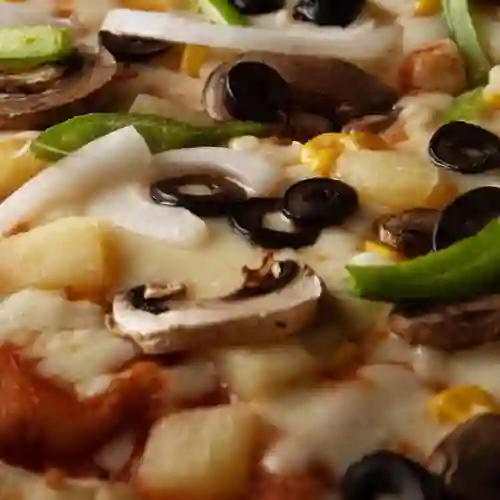 Pizza Vegetariana de 6 Porciones 27cm