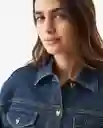 Chaqueta Trucket Azul Clásico Oscuro Talla S Femenino Chevignon