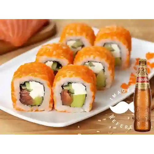 Combo Philadelphia Roll + Cusqueña Dorada 330 ml