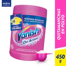 Vanish Desmanchador en Polvo Ropa Color Oxi Action 