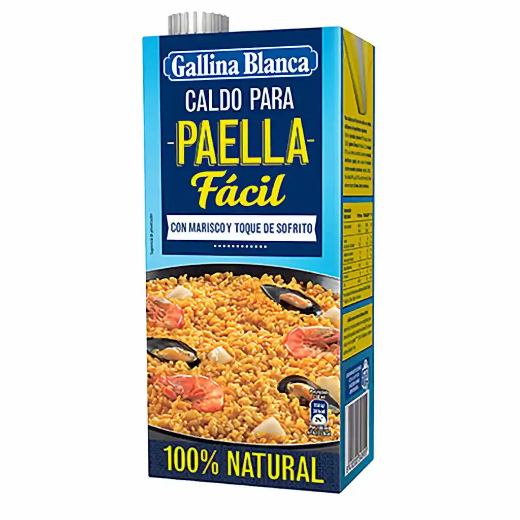 Gallina Blanca Caldo Para Paella 100% Natural