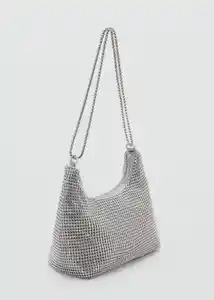 Bolso P Sasha Plata Talla 99 Mujer Mango