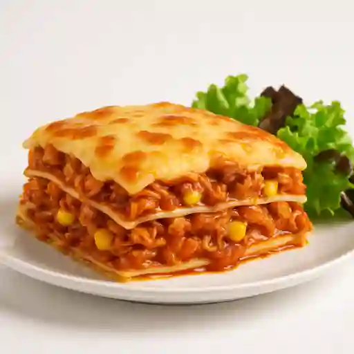 Lasaña Pollo BBQ