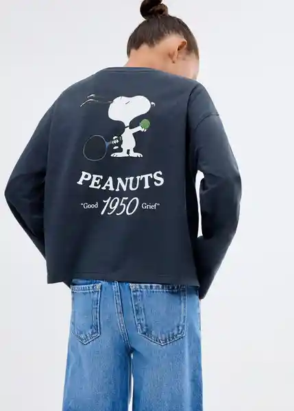 Camiseta Syfloc Navy Talla 08 Niña Mango