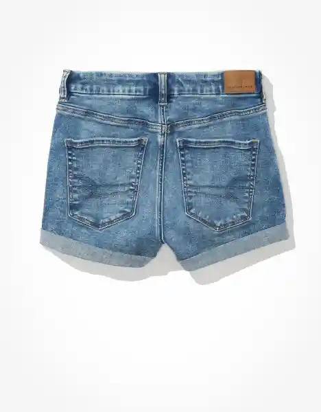 American Eagle Short Denim Next Level Curvy Roto Índigo Talla 00