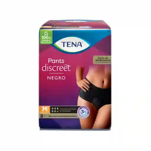 Tena Pañal Pants Discreet en Color Negro