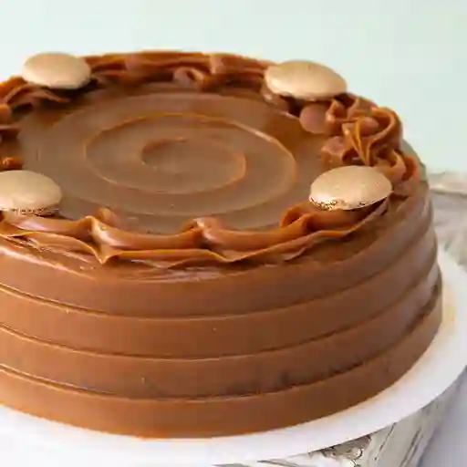 Porcion de torta tradicional