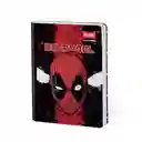 Cuaderno Deadpool Master Mas Cuadriculado 100 Hojas Cosido Scribe