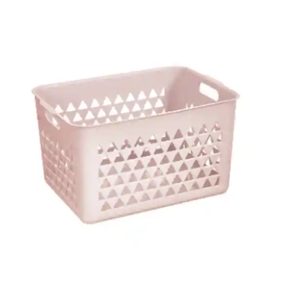 Cesta de Almacenamiento Grande Serie Rosa Miniso