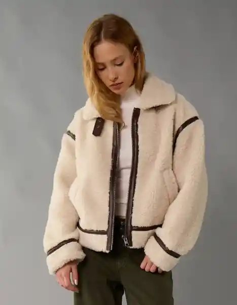 Chaqueta Mujer Beige Talla X-LARGE 3784237 American Eagle