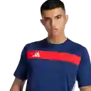 Adidas Camiseta Tiro Para Fútbol de Hombre Azul Talla S