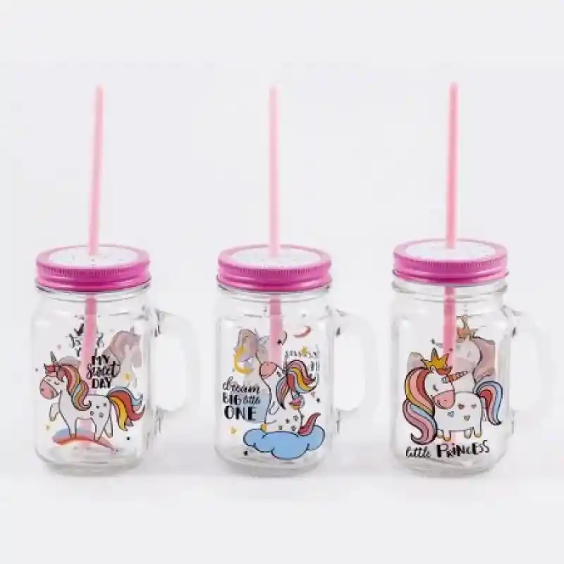 Expressions Vaso Mason Unicornio 450 Ml