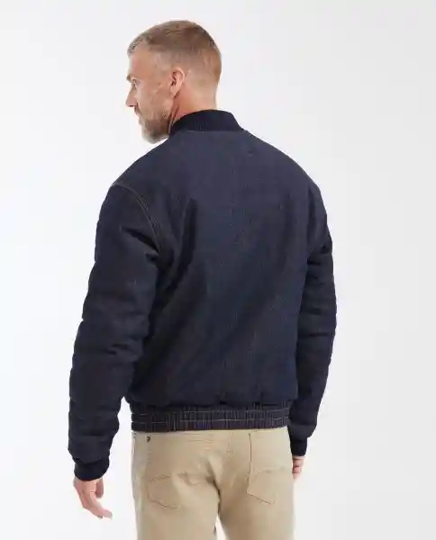 Chaqueta Bomber Denim Ult Azul Clásico Oscuro Talla S Chevignon
