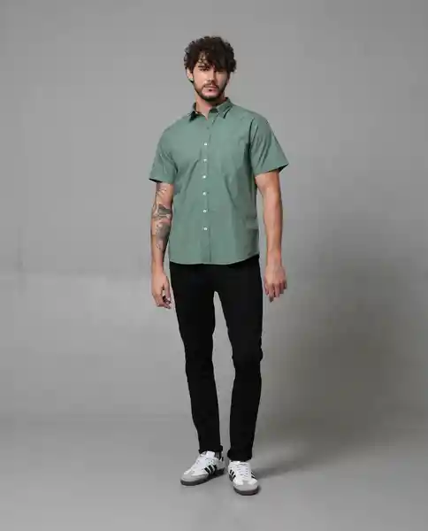 Camisa Hombre Verde M 110 110G001_VER176009 Rifle