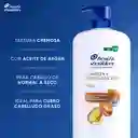 Shampoo Head Shoulders Limpieza y Revitalizacion Aceite de Argan Control Caspa Champu Head and Shoulders 1000 ml