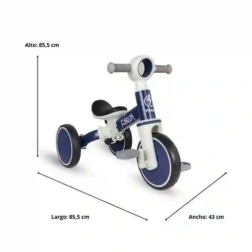 Forza Triciclo Balance Strength Bike 2 en 1 Blue