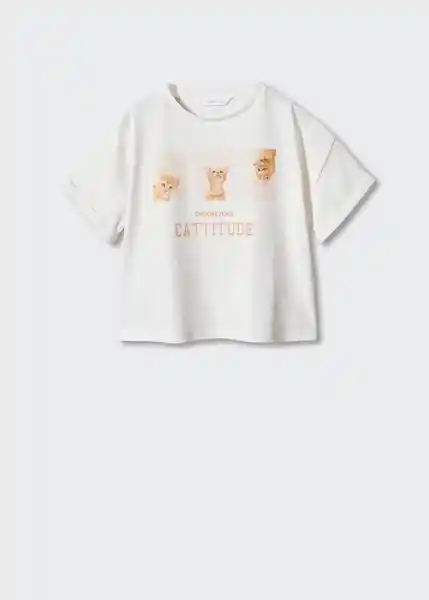 Camiseta Animalmc Offwhite Talla 12 Niñas Mango