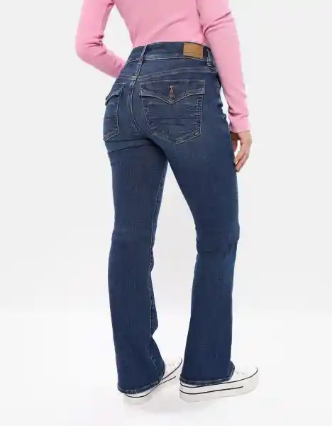 Jean Kick Mujer Azul 00 American Eagle