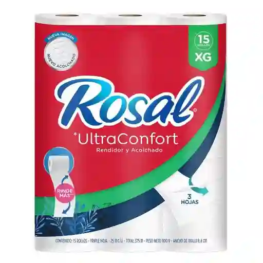 Rosal Papel Higiénico Ultraconfort XG
