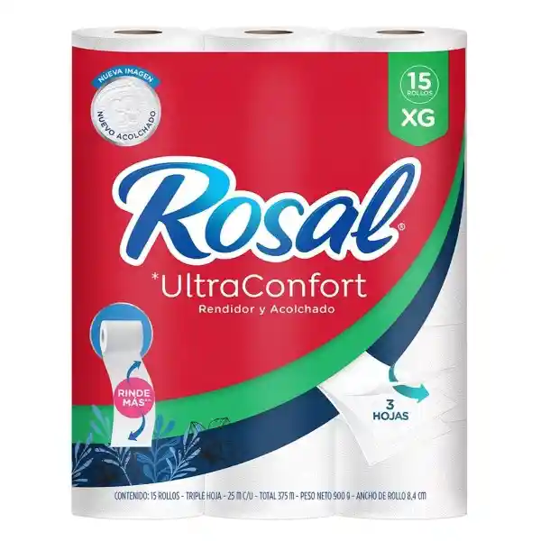 Rosal Papel Higiénico Ultraconfort XG