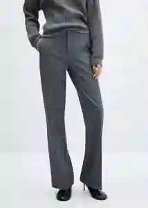 Pantalón Cindy Gris Talla 42 Mujer Mango