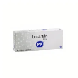 Losartan 50 Mg 30 Tabletas Mk