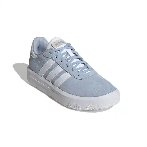 Adidas Zapatos Court Platform Suede Mujer Azul Talla 5.5 IG8612