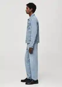 Jean Bob Tejano Claro Talla 42 Hombre Mango