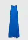 Vestido Fenix Azul Talla XL Mujer Mango