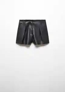 Short Laos Negro Talla 32 Mujer Mango