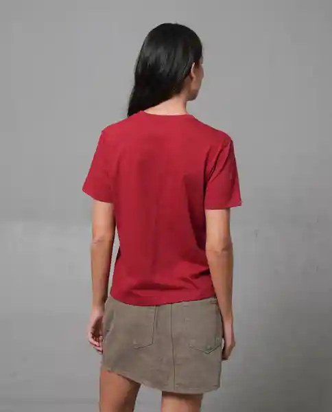 Camiseta Mujer Rojo L 203G010_ROJ181442 Rifle