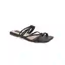 Sandalias Plana Curonta Negro Talla 35