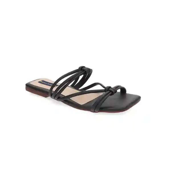 Sandalias Plana Curonta Negro Talla 35