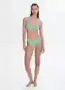 Top Bikini Ondita Verde Pastel Talla M Mujer Mango