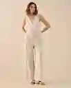 Pantalón Blanco Celaje Claro Talla 10 631G019 Esprit