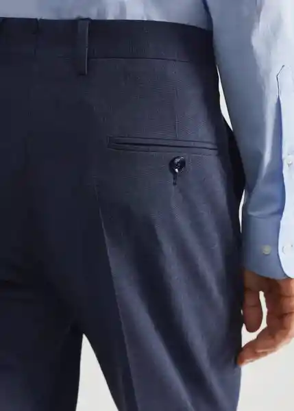 Pantalón Brasilia Índigo Talla 36 Hombre Mango