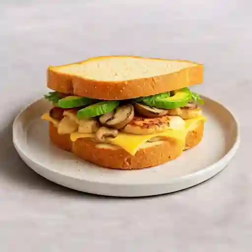 Jamón y pollo dorado