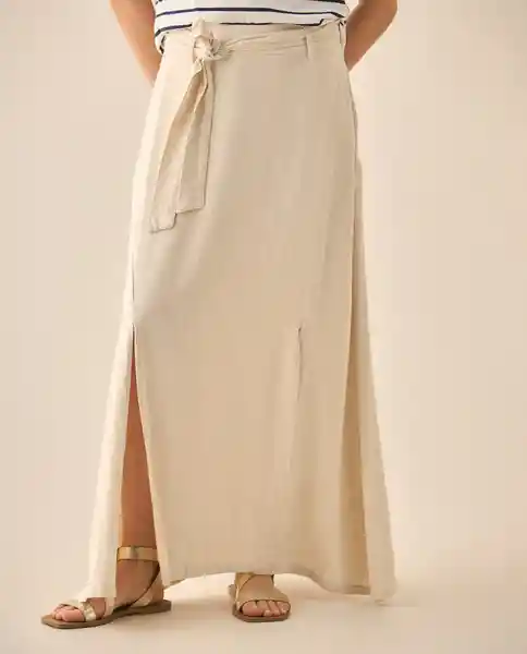 Falda Crudo Nevisca Claro Talla 10 643G004 Esprit