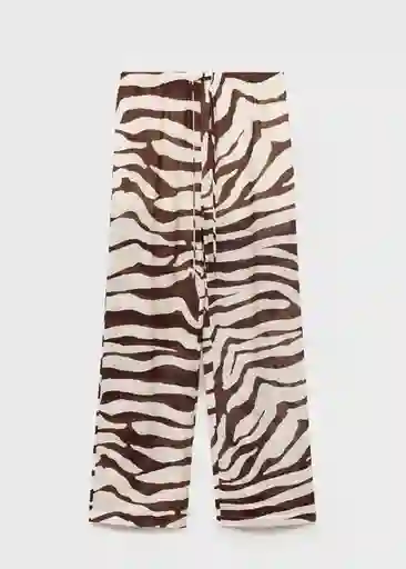 Pantalón Koni Crudo Talla S Mujer Mango