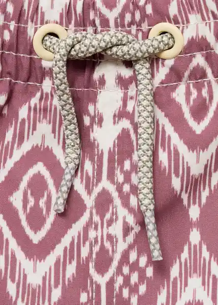 Short Bañador Auribb Vino Talla 71 Niños Mango