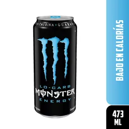 Bebida Energizante Monster Blue Bajo en Calorías Lata 473ml