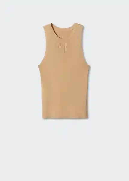 Top Karl Camel Talla XL Mujer Mango