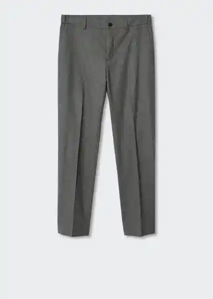 Pantalón Puig Gris Talla 38 Hombre Mango