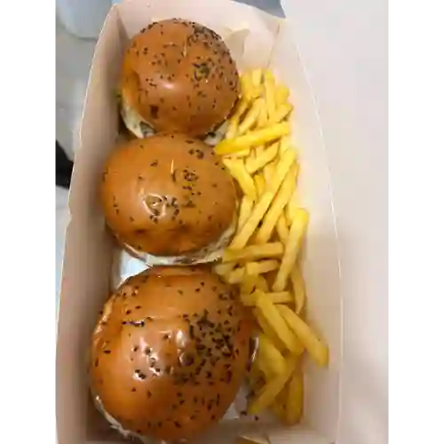 Trio de Hamburguesas