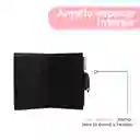 Cartera Para Mujer Hebilla Negro Miniso