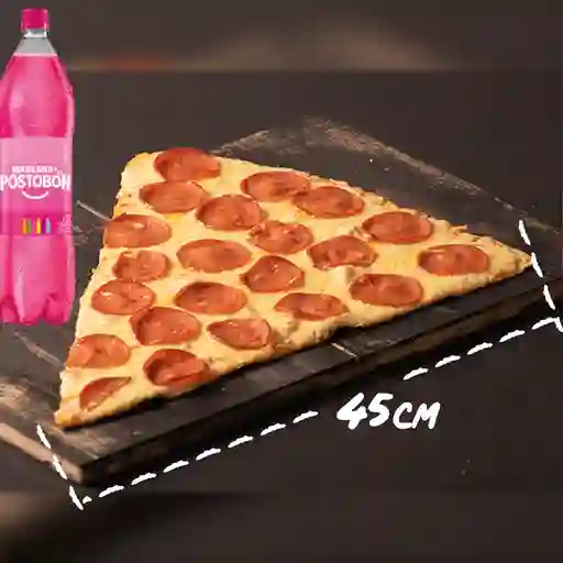 Combo pizza peperoni + manzana 1.5 l